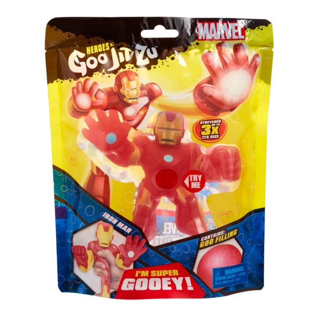 Антистрес іграшки - Стретч-антистрес Goo Jit Zu Залізна людина (121494)#2