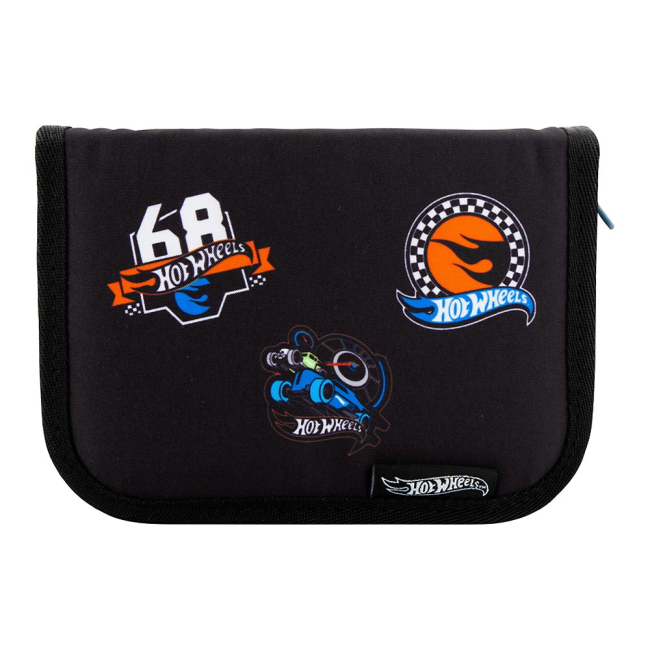Пенали та гаманці - Пенал Kite Hot Wheels 1 відділення 1 відворот (HW20-621)#3
