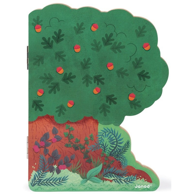 Розвивальні іграшки - Магнітний набір Janod Дерево (J05461)#4