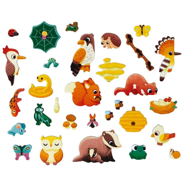 Розвивальні іграшки - Магнітний набір Janod Дерево (J05461)#5