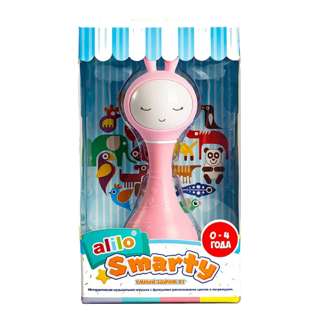 Розвивальні іграшки - Інтерактивна іграшка Alilo Зайчик R1 рожевий (6954644609089)#3