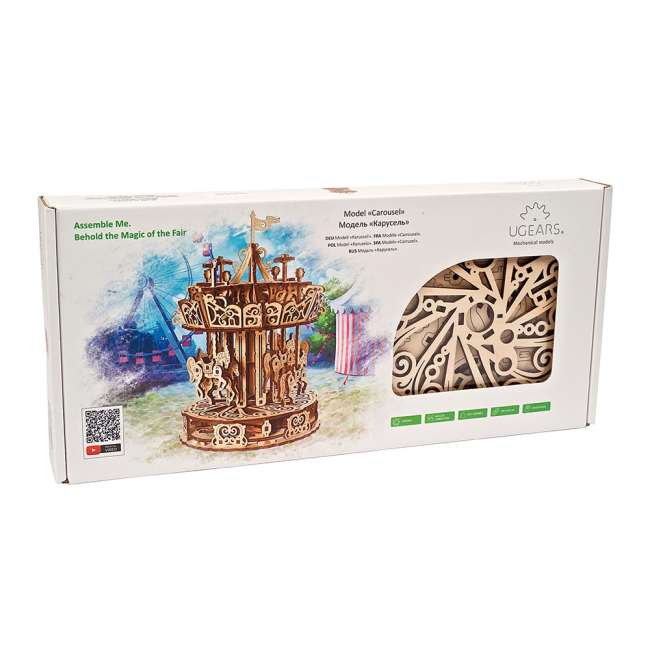 3D-пазли - Механічний 3D пазл Ukrainian Gears Карусель (70129)#2