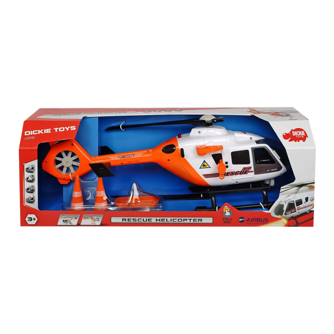 Транспорт і спецтехніка - Іграшковий гелікоптер Dickie Toys Рятувальник 64 см (3719016)#5