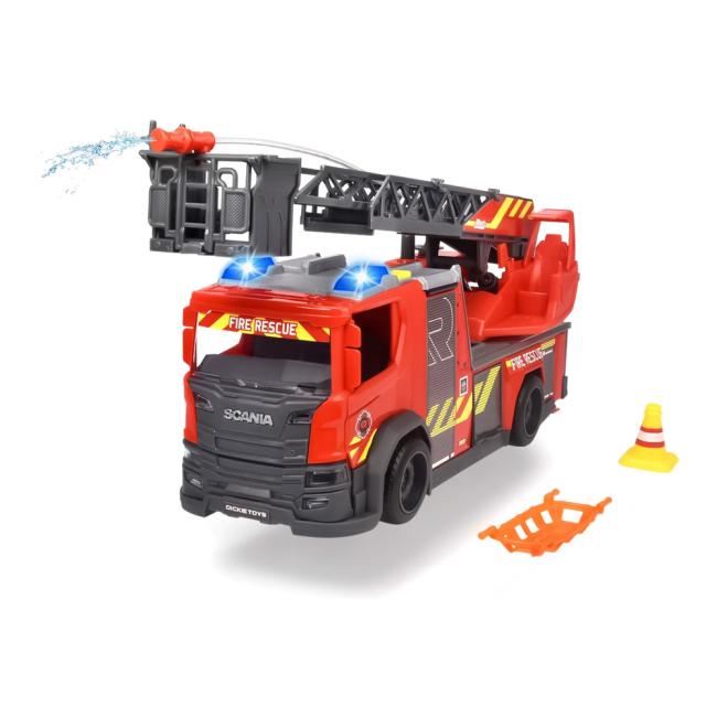 Транспорт і спецтехніка - Пожежна служба Dickie toys Scania 35 см (3716017)#2