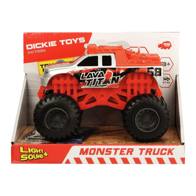 Автомоделі - Автомодель Dickie Toys Монстр трак червона 15 см (3752010-2)#2