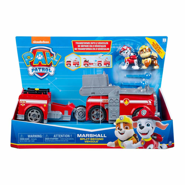 Фігурки персонажів - Ігровий набір Paw Patrol Суперкоманда Маршал і Кремез 2 в 1 (SM16789/8060)#5