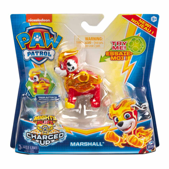 Фигурки персонажей - Фигурка Paw Patrol Мегащенки Маршал механическая с подсветкой (SM16655/7872)#4