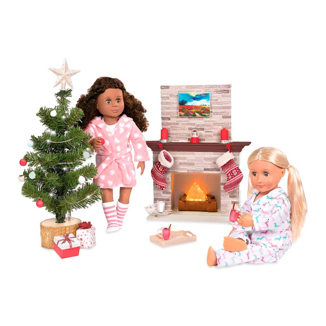 Мебель и домики - Набор для куклы Our Generation Новогодние аксессуары (BD37362Z)#3