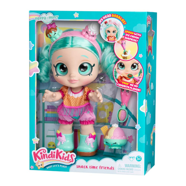 Куклы - Кукла Moose Kindi Kids Snack time friends Пеппа Минт (50007)#3