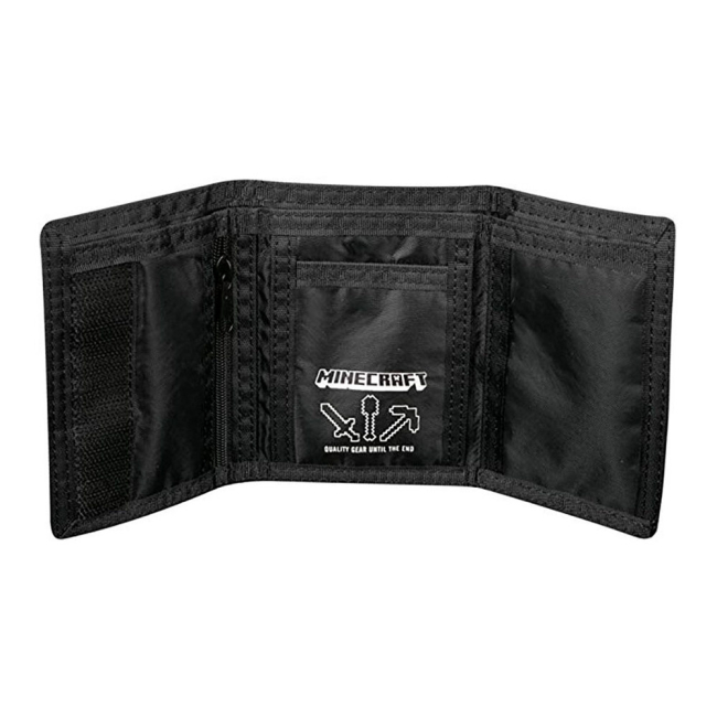 Пенали та гаманці - Гаманець J!NX Minecraft Підземний Стів з відділенням для монет (JINX-8208)#3