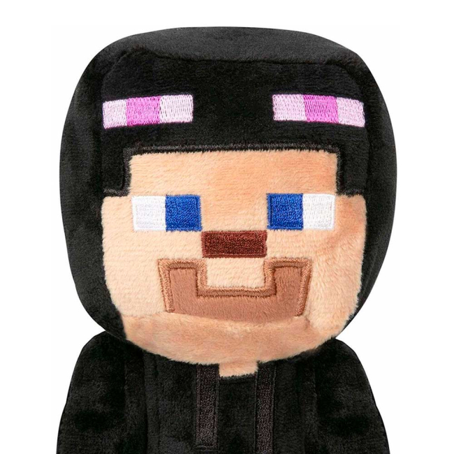 Персонажі мультфільмів - М'яка іграшка J!NX Minecraft Happy explorer Стів у костюмі Ендермена 18 см (JINX-09311PL)#4