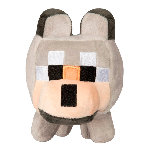 Персонажи мультфильмов - Мягкая игрушка J!NX Minecraft Happy Explorer Волк 14 см (JINX-8138)#2