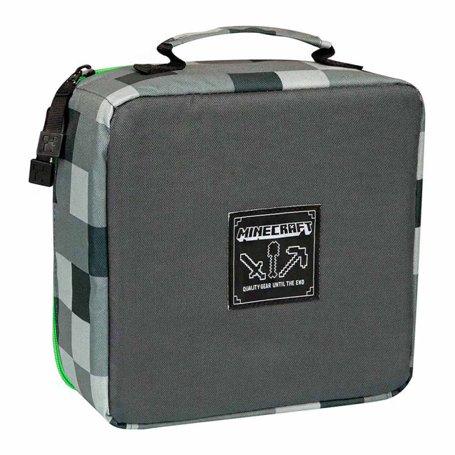 Ланч-бокси - Ланчбокс J!NX Minecraft Кріпер сірий (JINX-9529)#2