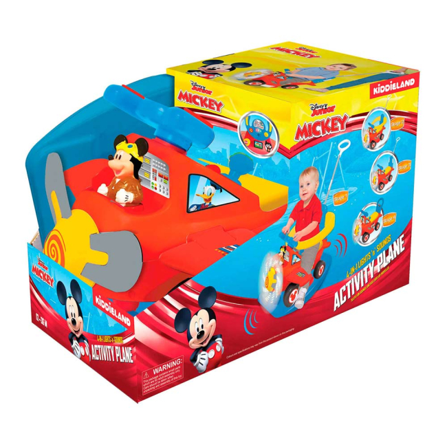 Толокари - Толокар Kiddieland Толокар Міккі Мауса 3 в 1 (053587)#4