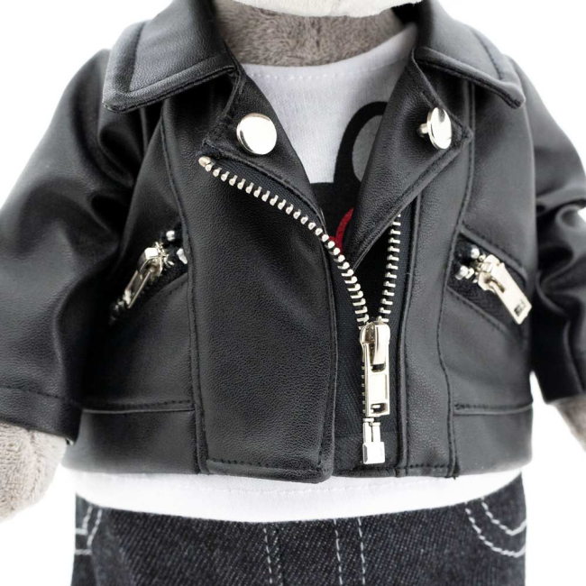 Мягкие животные - Мягкая игрушка Orange Lucky Maxx Крутой байкер 25 см (LD060)#4