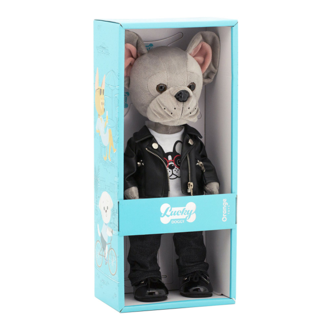 Мягкие животные - Мягкая игрушка Orange Lucky Maxx Крутой байкер 25 см (LD060)#5