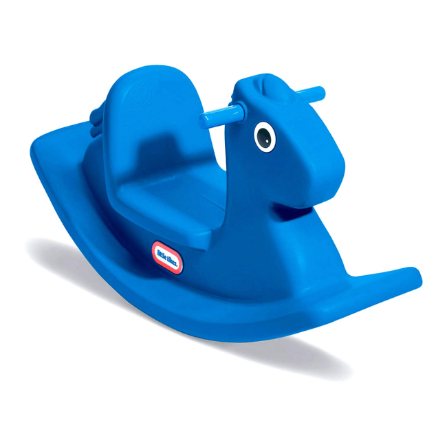 Игровые комплексы, качели, горки - Качалка Little tikes S2 Веселая лошадка синяя (167200072)#2