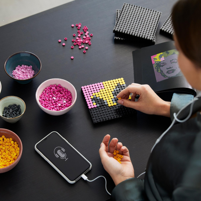 Мозаика - Конструктор LEGO Art Мерлин Монро Энди Уорхола (31197)#7