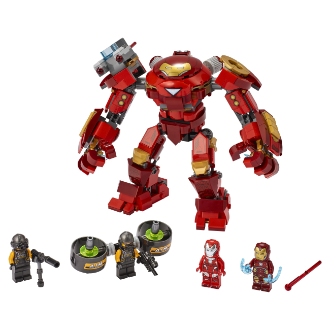 Конструктори LEGO - Конструктор LEGO Super Heroes Marvel Avengers Халкбастер Залізної Людини проти агента A.I.M. (76164)#2