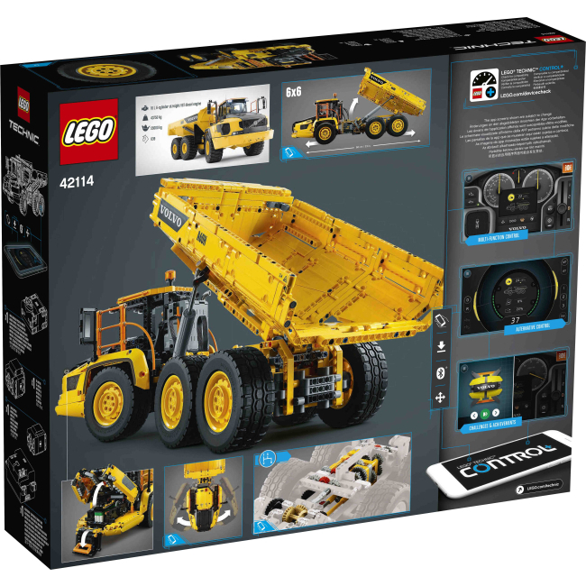 Конструктори LEGO - Конструктор LEGO Technic Шарнірний самоскид Volvo A25F 6х6 (42114)#5