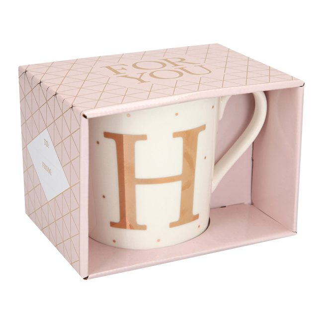 Чашки, стаканы - Чашка Top Model с буквой H 300 мл фарфоровая (045909/32)#2