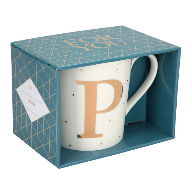 Чашки, стаканы - Чашка Top Model с буквой P 300 мл фарфоровая (045909/39)#2