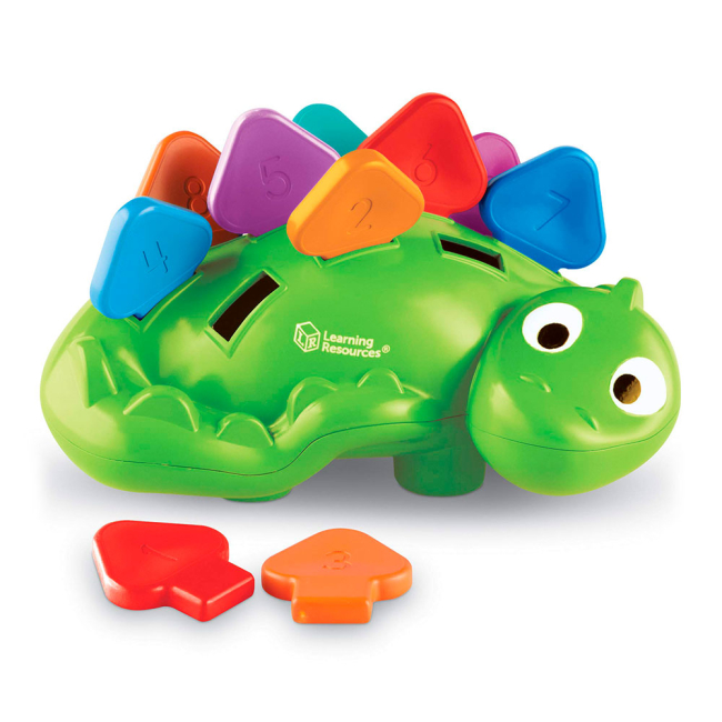 Розвивальні іграшки - Сортер Learning resources Динозаврик Стеггі (LER9091)#2