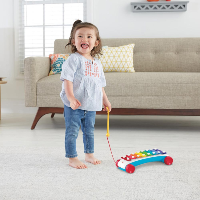 Музыкальные инструменты - Каталка Fisher-price Ксилофон (CMY09)#4