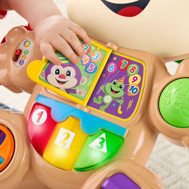 Ходунки - Ходунки Fisher-Price Умный щенок со звуковыми эффектами на русском и английском языке (FRC93)#4