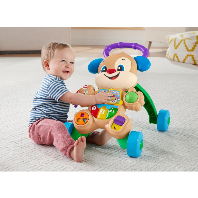 Ходунки - Ходунки Fisher-Price Умный щенок со звуковыми эффектами на русском и английском языке (FRC93)#6