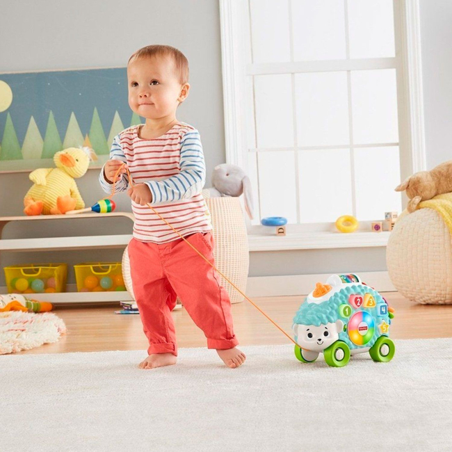 Розвивальні іграшки - Каталка Fisher-Price Linkimals Їжачок озвучений російською (GJB14)#4