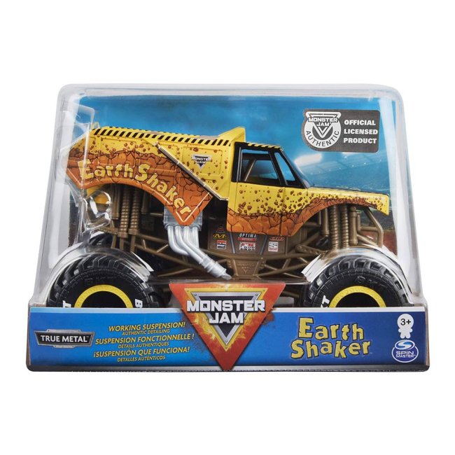Автомодели - Машинка Monster jam Earth Shaker 1:24 (6056371/6056371-4)#3