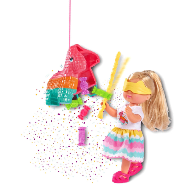 Ляльки - Ляльковий набір Steffi and Evi Love Еві Піньята із цукерками 12 см (5733445)#2