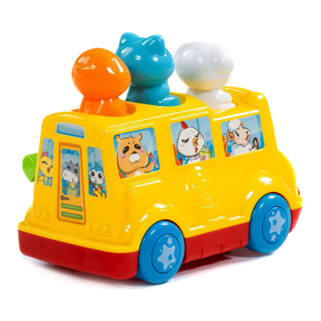 Развивающие игрушки - Развивающая игрушка Polesie Школьный автобус с эффектами (77080)#3