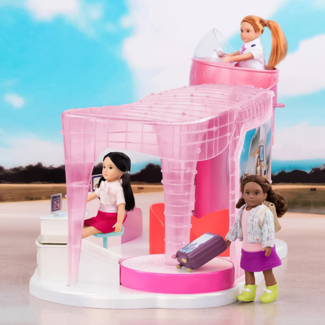 Меблі та будиночки - Ігровий набір Lori Аеропорт із ефектами (LO37054Z)#2