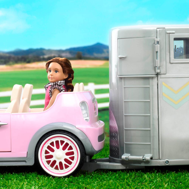 Транспорт і улюбленці - Ігровий набір Lori Трейлер для коня (LO37020Z)#5