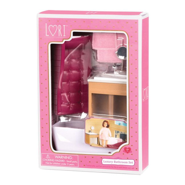 Меблі та будиночки - Ігровий набір Lori Меблі для ванної кімнати (LO37029Z)#2
