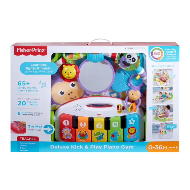 Развивающие коврики - Развивающий коврик Fisher-Price Smart stages Нажимай и играй с эффектами (FWT18)#3