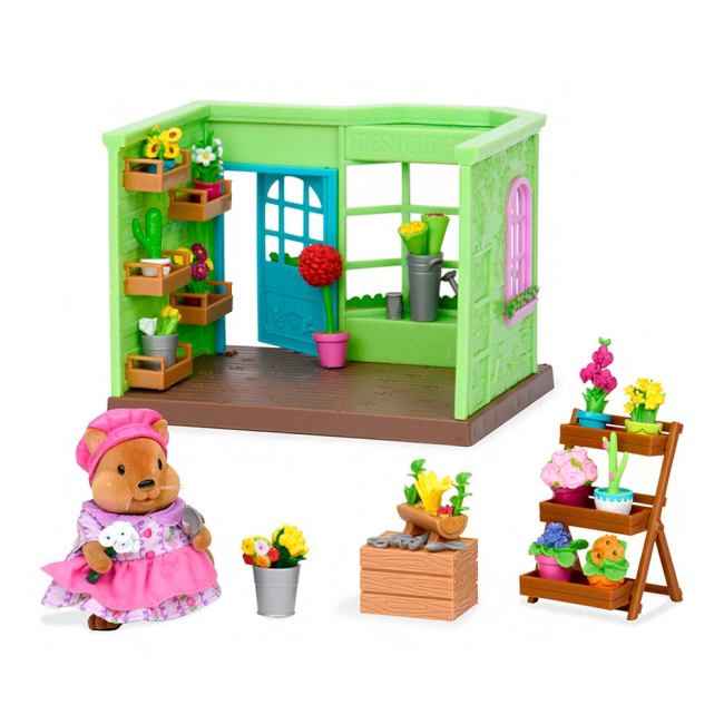 Аксесуари для фігурок - Ігровий набір Li'l Woodzeez Квітковий магазин маленький (6164Z)#2