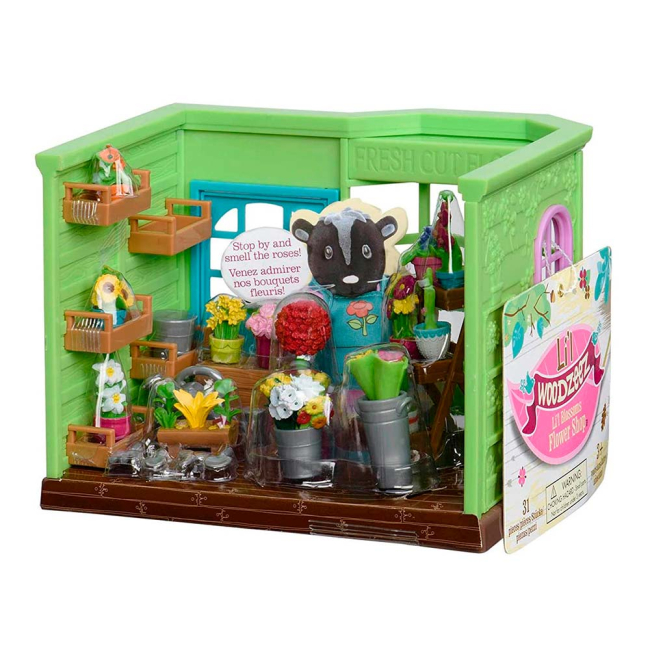 Аксесуари для фігурок - Ігровий набір Li'l Woodzeez Квітковий магазин маленький (6164Z)#4
