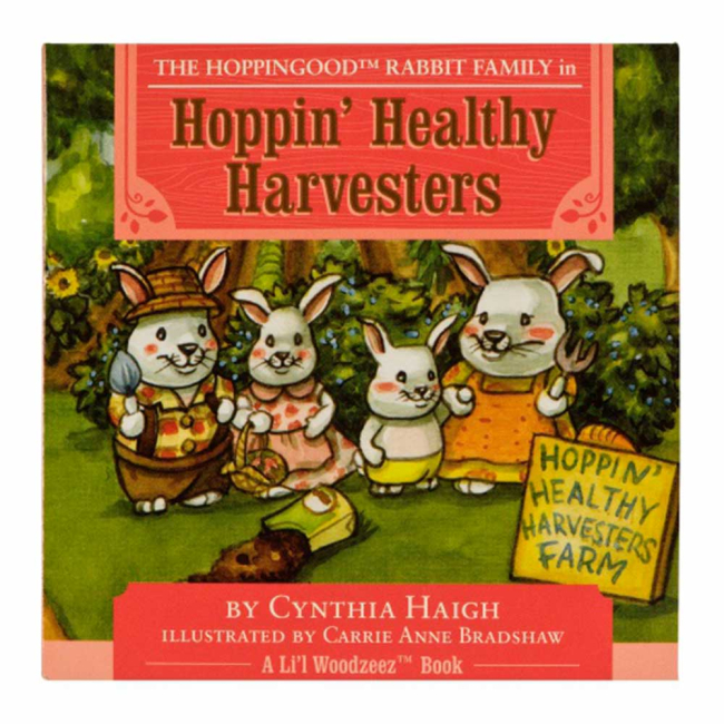 Фигурки животных - Набор фигурок Li'l Woodzeez Семья кроликов с книжкой (6006M)#4