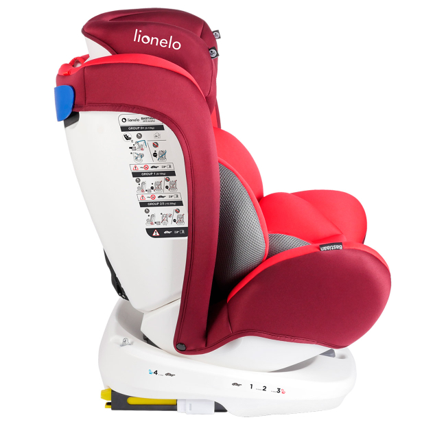 Автокрісла й аксесуари - Автокрісло Lionelo Bastiaan червоне 0 – 36 кг (LO.A.BA02)#4