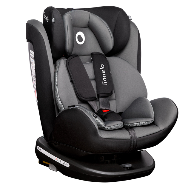 Автокрісла й аксесуари - Автокрісло Lionelo Bastiaan чорно-сіре 0 – 36 кг (LO.A.BA05)#2