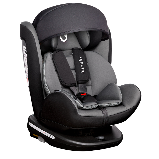 Автокрісла й аксесуари - Автокрісло Lionelo Bastiaan чорно-сіре 0 – 36 кг (LO.A.BA05)#3