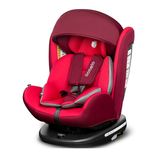 Автокресла и аксессуары - Автокресло Lionelo Bastiaan черно-красное 0 – 36 кг (LO.A.BA06)#2