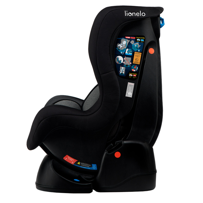 Автокрісла й аксесуари - Автокрісло Lionelo Liam вугільно-сіре 0 – 18 кг (LO.A.LI05)#3