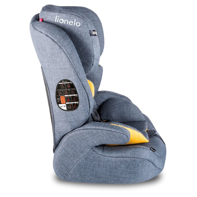 Автокресла и аксессуары - Автокресло Lionelo Nico серо-желтое 9 – 36 кг (LO.A.NI01)#4