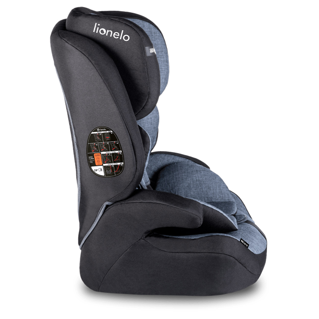 Автокресла и аксессуары - Автокресло Lionelo Nico серо-черное 9 – 36 кг (LO.A.NI04)#3