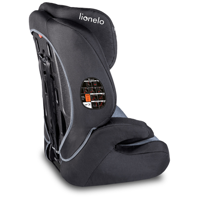 Автокресла и аксессуары - Автокресло Lionelo Nico серо-черное 9 – 36 кг (LO.A.NI04)#4