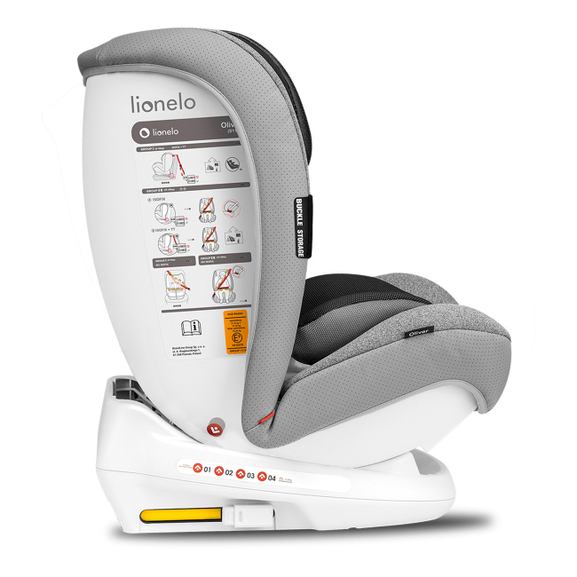 Автокресла и аксессуары - Автокресло Lionelo Oliver цвет камня 9 – 36 кг (LO.A.OL02)#4